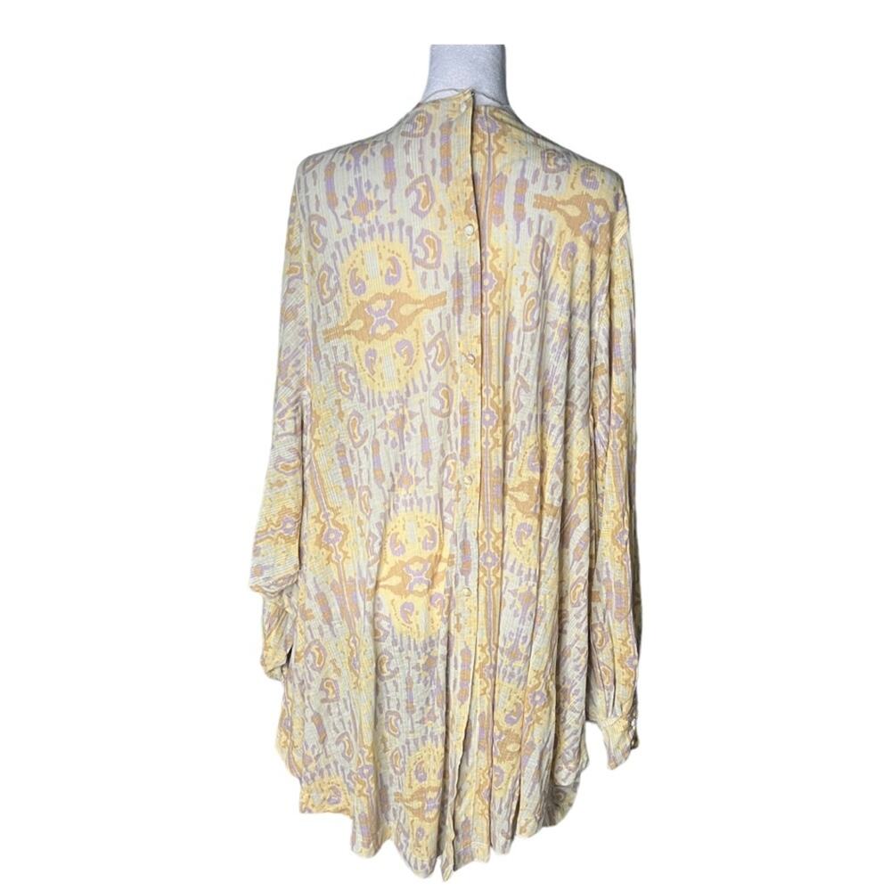 Free People This Is It Tunic Parchment Combo sz XS OB1355329 - Picture 4 of 15